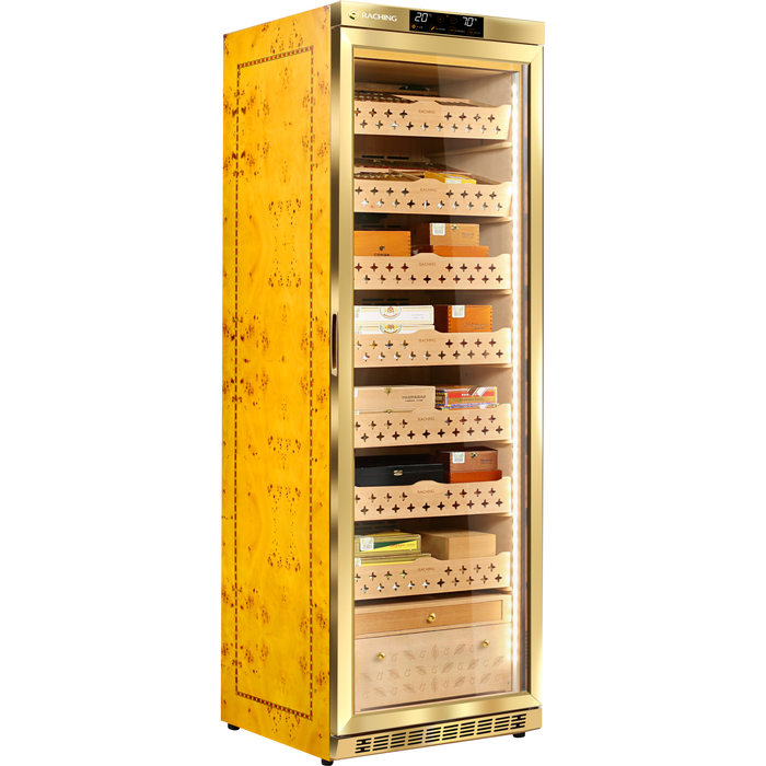 RACHING MON3800A Electronic Cigar Humidor Cabinet 1800 Cigar Capacity