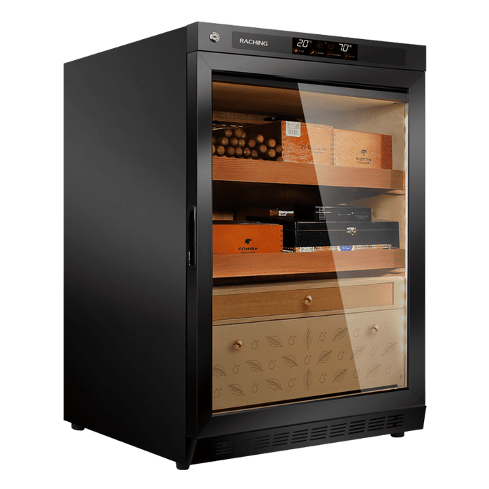 RACHING MON800A Climate Control  Electric Humidor 600 Cigar Capacity