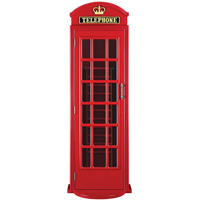 Ram Game Room Old English Telephone Booth Cue Holder