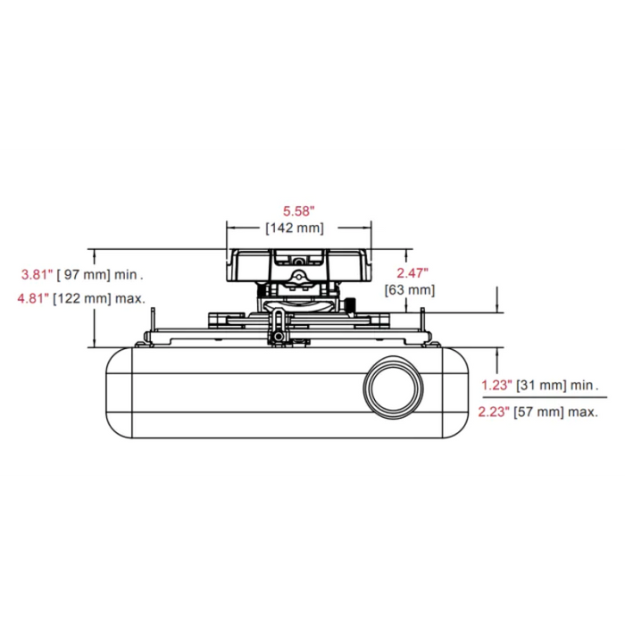 Frame-Mount Projector Mounting Kit