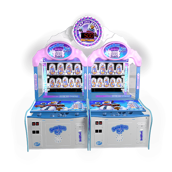 ICE Snowball Toss Redemption Arcade Game