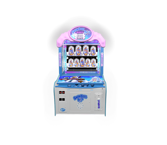 ICE Snowball Toss Redemption Arcade Game