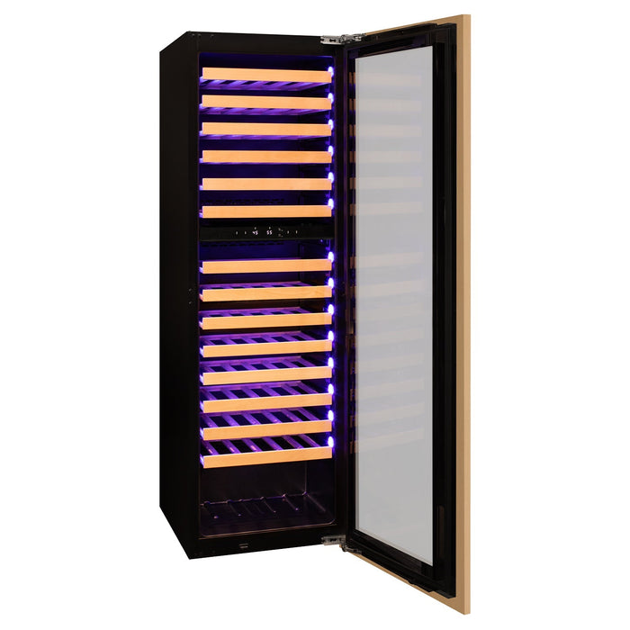 Allavino 101 Bottle Dual Zone Panel Ready Wine Refrigerator