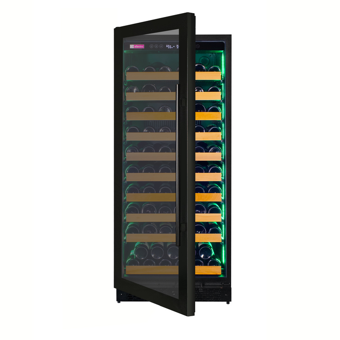 Allavino Reserva Series 119 Bottle 55" Tall Single Zone Black Glass Wine Refrigerator