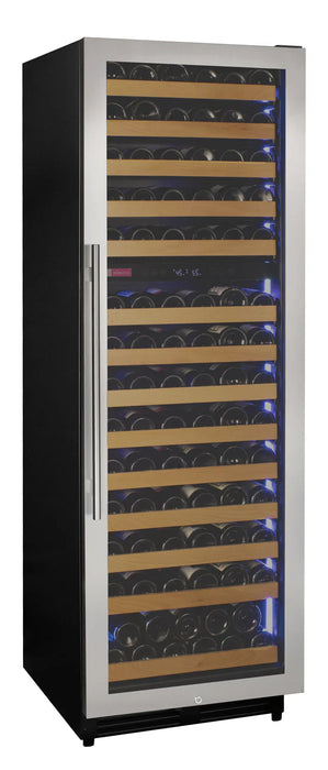 Allavino Reserva Series 154 Bottle 71" Tall Dual Zone Stainless Steel Wine Refrigerator