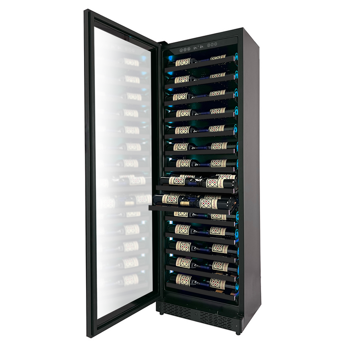 Allavino Reserva Series 67 Bottle 71" Tall Single Zone Black Shallow Wine Refrigerator Console