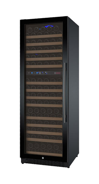 Allavino 24" Wide FlexCount II Tru-Vino 172 Bottle Dual Zone Black Wine Refrigerator