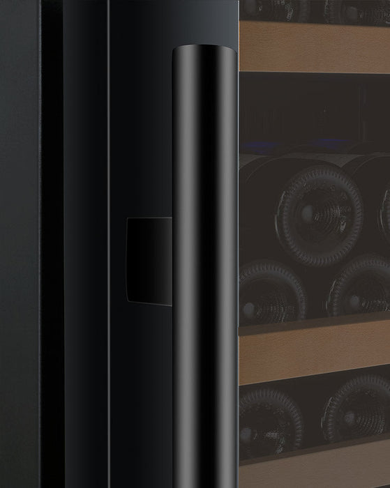 Allavino 24" Wide FlexCount II Tru-Vino 177 Bottle Single Zone Black Wine Refrigerator