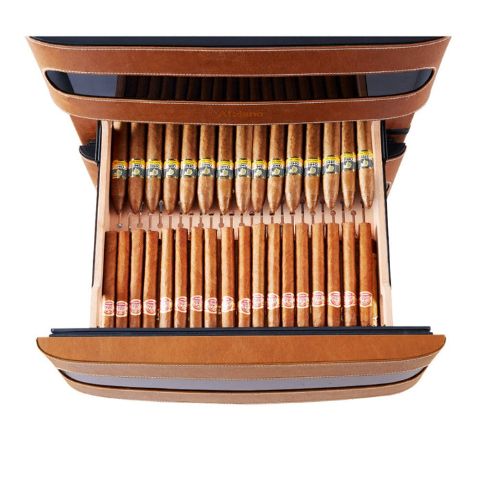 Afidano 250 Cigars Leather Series Cigar Humidor JC-50A