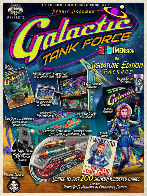 Galactic Tank Force By American Pinball