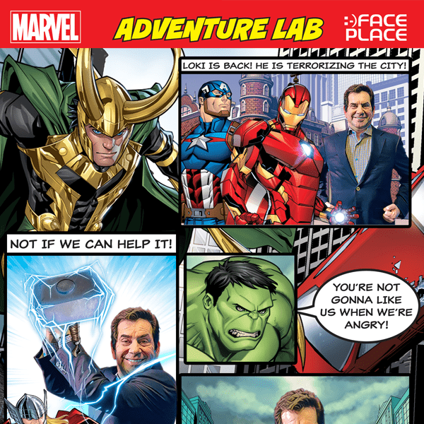 Apple Industries Marvel Adventure Lab Photo Booth