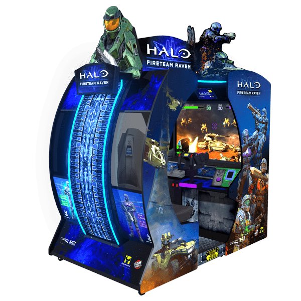 Raw Thrills Halo Fireteam Raven 2 Player Arcade Video Game