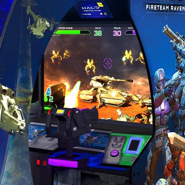 Raw Thrills Halo Fireteam Raven 2 Player Arcade Video Game