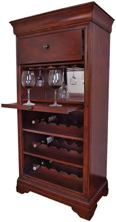 Ram Game Room Bar Cabinet With Wine Rack