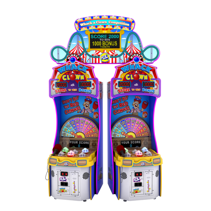 ICE Whack A Clown Redemption Arcade Game