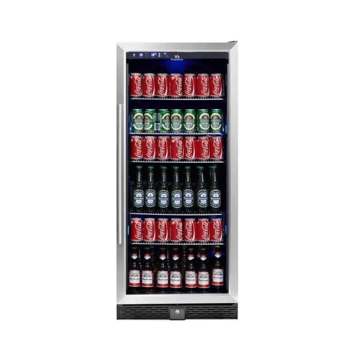 56" Tall Beverage Fridge Center Freestanding - KingsBottle KBU100BX