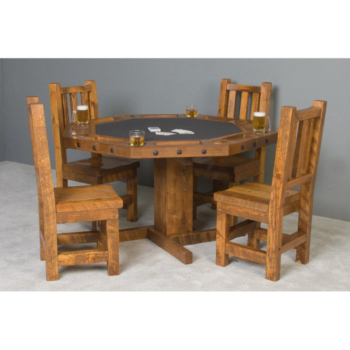 Viking Industries Barnwood Poker Table