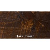 Viking Northwoods Rustic Barnwood Timber Lodge Pool Table - Dark Finish