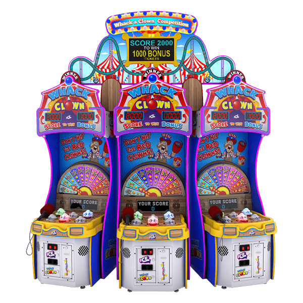 ICE Whack A Clown Redemption Arcade Game